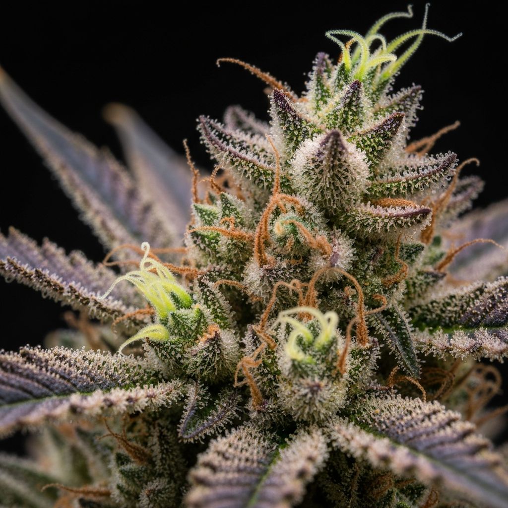 Jack Heir strain macro photography